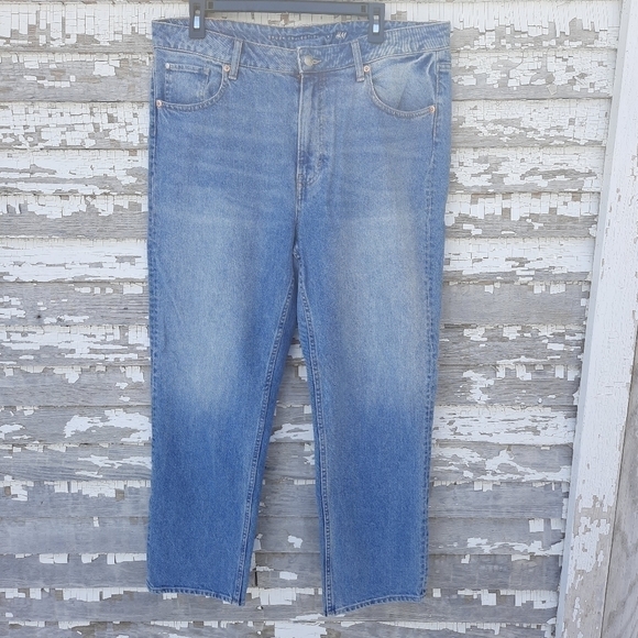 🌟 Brock Collection × H&M High Waist Ankle Jeans NWT size 14 - Picture 5 of 10
